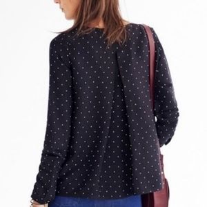 Sezane Black Long Sleeve Blouse